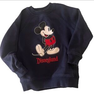 Disney Baby Disneyland Pullover Sweatshirt Navy Mickey Mouse 4T Toddler